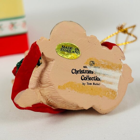 Silver Deer Tom Rubel Christmas Animals Pig Ornament - Picture 7 of 11